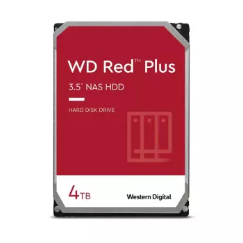 WESTERN DIGITAL hårddisk - WD Red Plus WD40EFPX - 4TB - SATA 6Gb/s - 3,5 inch - 5400 varv/min - 256 MB cache