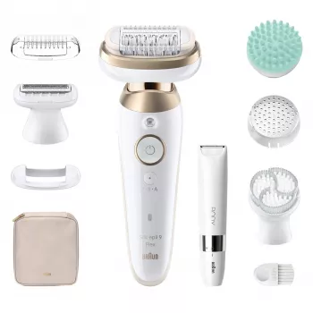 Braun Silk-epil 9 Flex SkinSpa 9-481 epilator, gold/white
