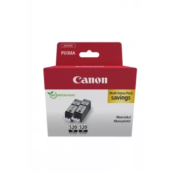 Canon bläck 2932B019 PGI-520 dubbelpack svart