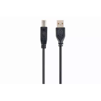 GEMBIRD USB 2.0 A-kontakt / B-kontakt kabel 3 m (10 ft) – svart / bulkförpackning (ccp-USB2-ambm-10)
