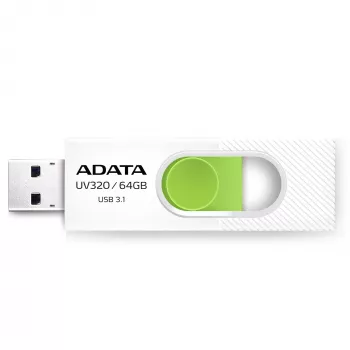 ADATA UV320 USB-minne 64 GB USB Typ-A 3.2 Gen 1 (3.1 Gen 1) grön, vit