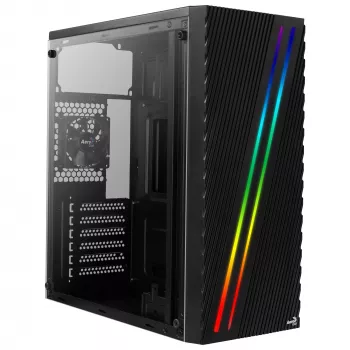Aerocool Streak Midi Tower svart