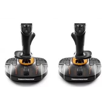 Thrustmaster T.16000M FCS SPACE SIM DUO Black, Orange USB Joystick Analogue / Digital PC