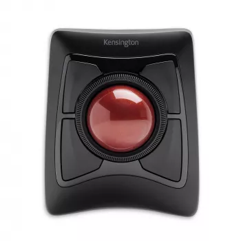 Kensington Expert Mouse Wireless Trackball, Ambidextrous, Optical, RF Wireless + Bluetooth, 400 DPI, Black