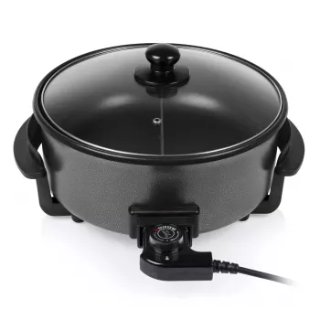 Multifunctional pan Tristar PZ-9135 XL Round Black Steel 1500W