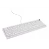 Mekaniskt tangentbord GENESIS THOR 404, Full-Size USB, QWERTY Engelska, RGB-bakgrundsbelysning, vit