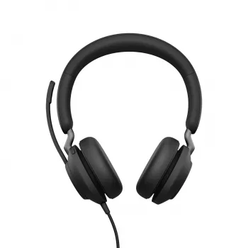 Jabra Evolve2 40 USB-A, MS Teams Stereo, Wired, Office/Call center, 20 - 20000 Hz, 188 g, Headset, Black