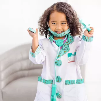 Melissa & Doug MPP RLP Doctor Rl Ply Kostümset GML utklädningsdräkt barn unisex uniform