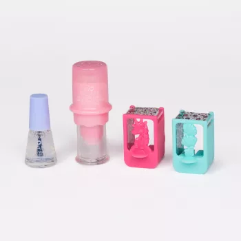 Cool Maker, GO GLAM nagelstudio påfyllningsset, enhörnings- & sjöjungfrudesigner, styla 80 naglar (förpackningen kan variera), pyssel- och kreativleksak för barn från 7 år