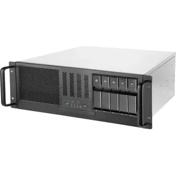 Rack housing SILVERSTONE SST-RM41-H08 8-bay 1U server chassis — compact rack-mount enclosure