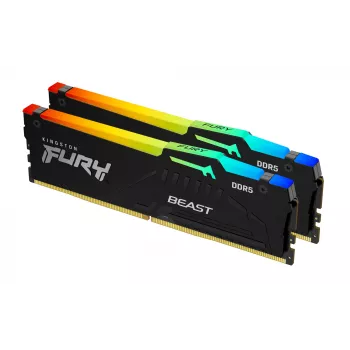 Kingston Technology FURY Beast 64GB 6000MT/s DDR5 CL36 DIMM (Kit of 2) RGB