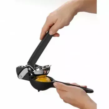 WMF 0646906210 citrus press Plastic, Stainless steel Black, Stainless steel
