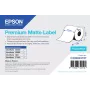 Epson Premium Matte Label – ändlös rulle: 105 mm x 35 m, vit, självhäftande skrivaretikett, ändlös etikett, akryl, permanent, matt