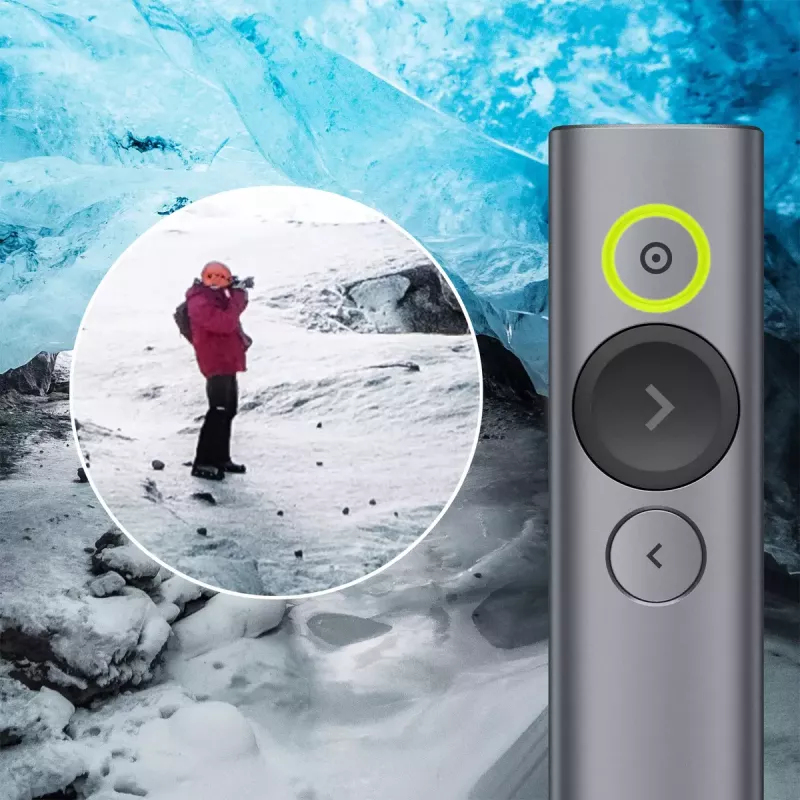 Logitech Spotlight Plus presentationsfjärrkontroll, grå