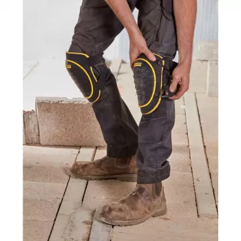 Safety Knee Pad Stanley FATMAX FMST82961-1 Yellow Black Foam Plastic Elastic Nylon