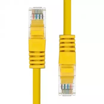 ProXtend 5UTP-03Y CAT5e U/UTP CU PVC Ethernet Cable, 3 m, Yellow