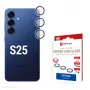 Displex Premium kameralinsglas, Samsung Galaxy S25, 10H, enkelringar, DLC, transparent, Quick Mount