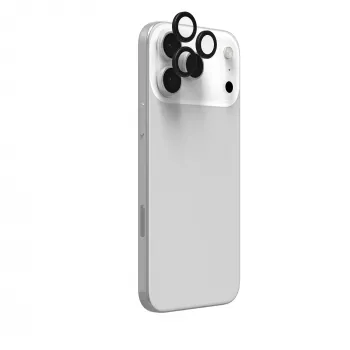 InvisibleShield Glass Elite (CameraRings) objektivskydd för Apple iPhone 17 Pro/17 Pro Max 16 Pro/16 Pro Max/15 Pro/15 Pro Max svart