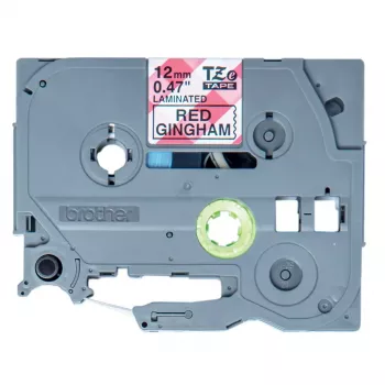 Brother TZE-MPRG31 label-making tape Black on red