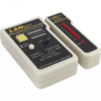 Network Cable Tester InLine 79998 for BNC RJ11 RJ45