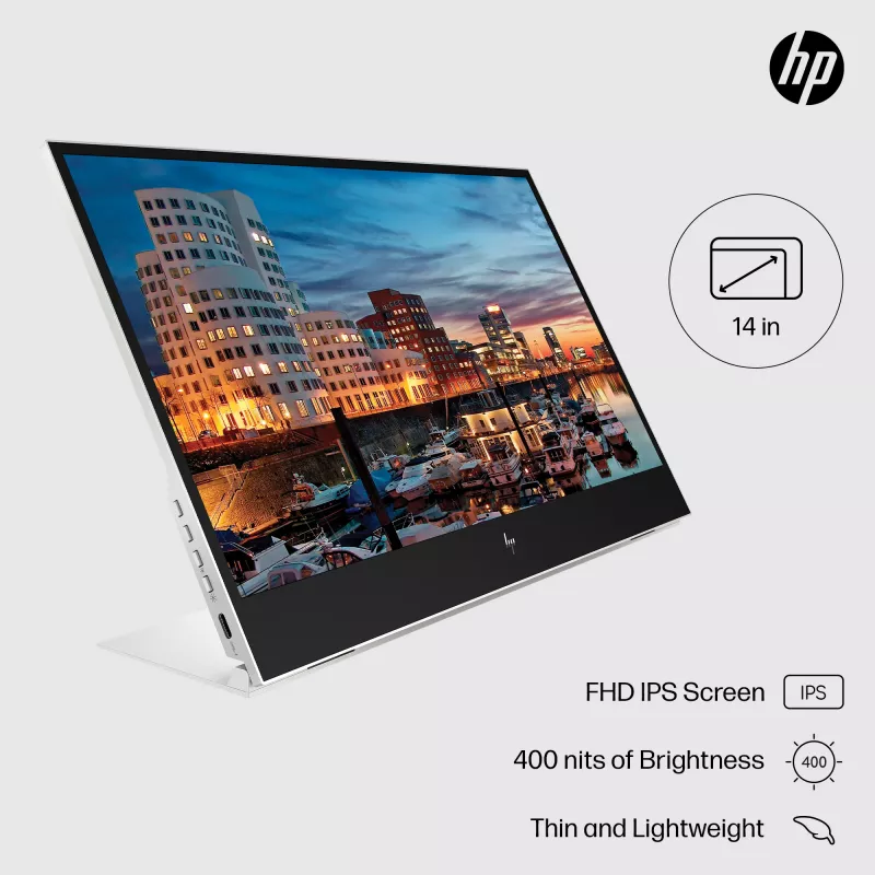 Bildskärm HP E-Series E14 G4 14 inch Full HD LCD 1920x1080