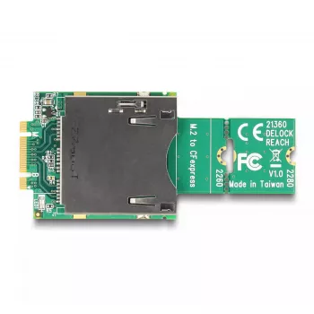 DeLOCK Adapter M.2 Key B+M male to CFexpress Slot, M.2, CFexpress B, CF