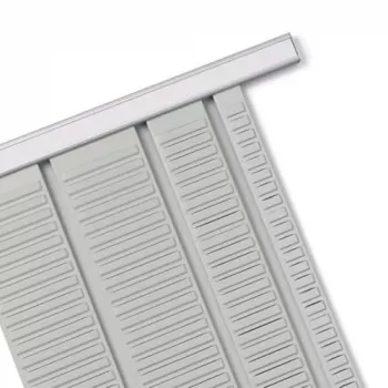 Nobo 1900403 T-Card Planning Panel, Size 2, 54 Slots, 64 x 960 mm, Metal