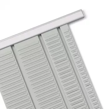 Nobo 1900403 T-Card Planning Panel, Size 2, 54 Slots, 64 x 960 mm, Metal