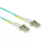 ACT 0,25 m LSZH Multimode 50/125 OM3 fiberoptisk patchkabel duplex med LC-kontakter