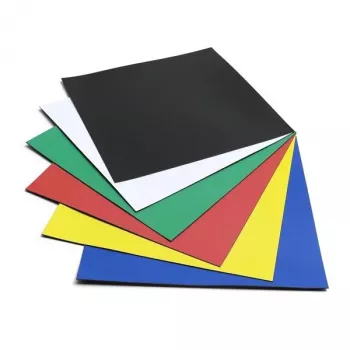 Nobo 1901104 magnetic sheet 150 x 150 mm, assorted colours