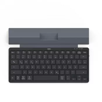 Hama Travel 600 QWERTZ tyskt Bluetooth svart, mörkgrå