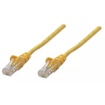 Intellinet 320610 Network Patch Cable, Cat5e, UTP, RJ45 Male to Male, 15m, Molded Snagless, Yellow