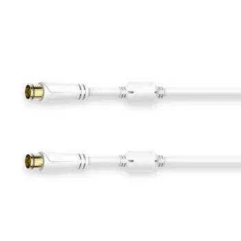 Hama 00205034 coaxial cable 1.5 m F-type White