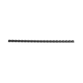 GBC CombBind bindryggar 14mm A4 21R, svart, 125 ark, polyvinylklorid (PVC), A4, 1,4 cm, 590 g