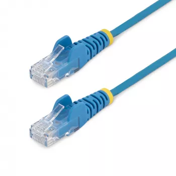StarTech.com 2,5 m CAT6-kabel – slimmad – snagless RJ45-kontakter – blå