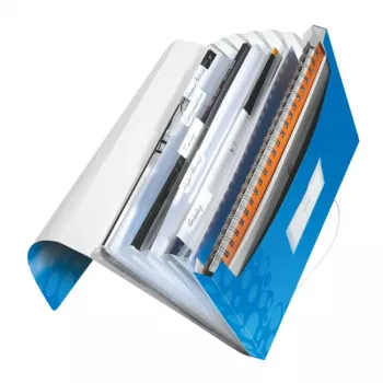 Leitz WOW projektmapp PP, A4, polypropen (PP), blå, 200 blad, 254 mm, 38 mm