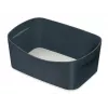 Leitz MyBox Cosy förvaringslåda, förvaringsbox, grå, rektangulär, plast, monokrom, inomhus