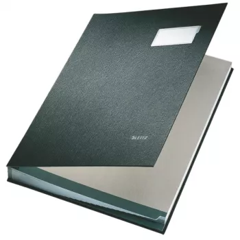 Leitz signaturmapp 20 avdelare A4, svart, polypropen (PP), A4, 240 mm, 230 mm, 28 mm