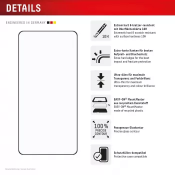 Displex Premium Screen Protector (Full Cover, 10H) for Samsung S26+, Full Cover