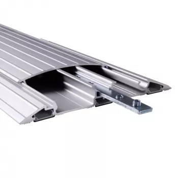 Dataflex Addit kabelbrygga 150 cm - rak 422, kabelbrygga, silver, aluminium, 500 kg, 2 cm, 145 mm