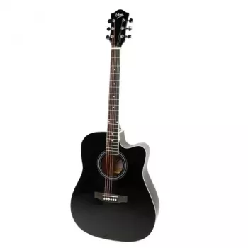 V-TONE AG Two BK - 4/4 akustisk gitarr, svart