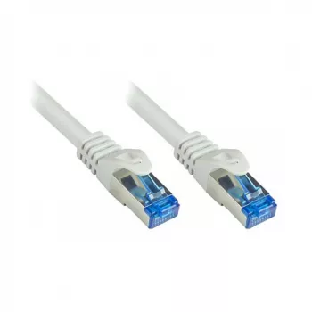RNS® patchkabel SmartFLEX, Cat.6A, S/FTP, PiMF, halogenfri (LSZH), 500 MHz, CU, grå, 1 m, Good Connections® (8060-SF010)