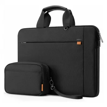 Inateck LB02014-15 Laptopväska, 15-15,6 inch, vattenavvisande, svart