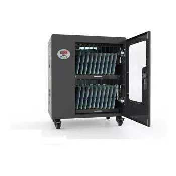 GoodConnections ANTARES T20 surfplatteladdningsvagn UVC-desinficering svart