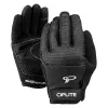 Oplite Simracing Gloves L Black Faux Leather Polyester Silicone Spandex