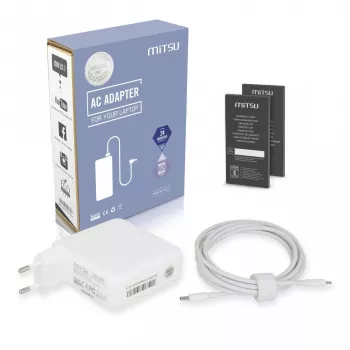 Laptopnätadapter 87W USB-C 5V-9V-12V-15V/3A, 20V/3,25A, 20,2V/4,3A PD