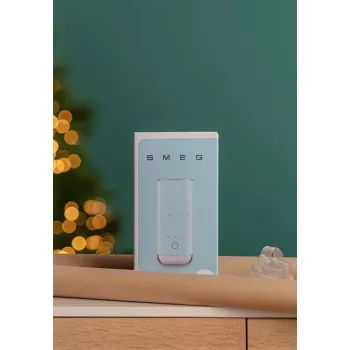 Smeg MFF02PBEU Milk Frother, 3 Functions, Non-Stick, 500W, Pastel Blue