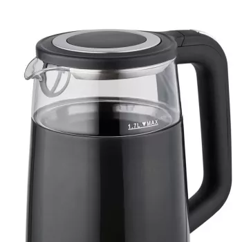 ELDOM C530 NEVO Electric Kettle 1.7 L 2200 W Black, Transparent