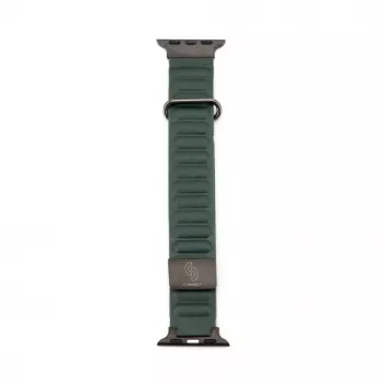 Connect Watch 38/40/41mm Cortical Back Buckle Magnetic Suction Watch Strap, Ceder Green