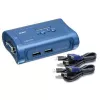 TRENDnet TK-207K 2-portars USB KVM-switchset, skrivbordsmodell